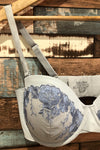 Soutien-gorge bleu avec dentelle fleurie (38C) seconde main La Vie En Rose