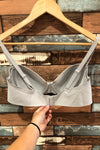 Soutien-gorge bleu avec dentelle fleurie (38C) seconde main La Vie En Rose