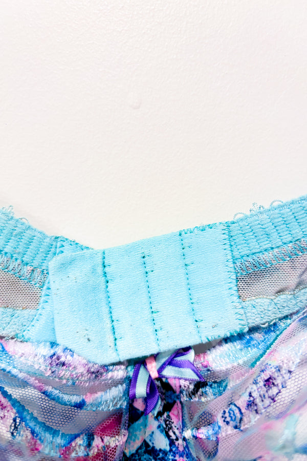 Soutien-gorge turquoise et mauve à motifs (38H)-Freya-La Penderie du Paradis 🕊