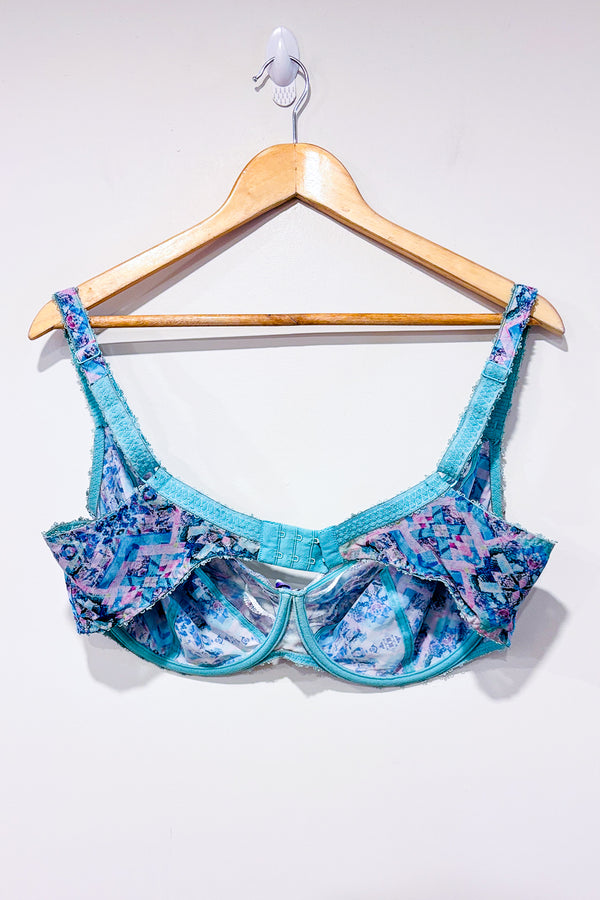 Soutien-gorge turquoise et mauve à motifs (38H)-Freya-La Penderie du Paradis 🕊