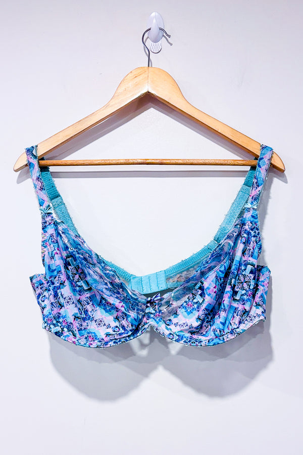 Soutien-gorge turquoise et mauve à motifs (38H)-Freya-La Penderie du Paradis 🕊