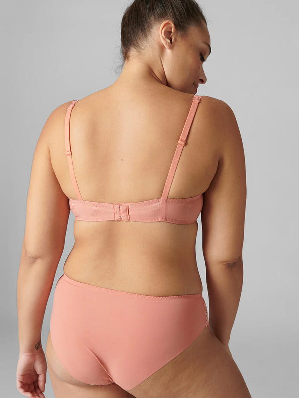 Soutien-gorge Wish rose gingembre en dentelle (34D)-Simone Perele-La Penderie du Paradis đ