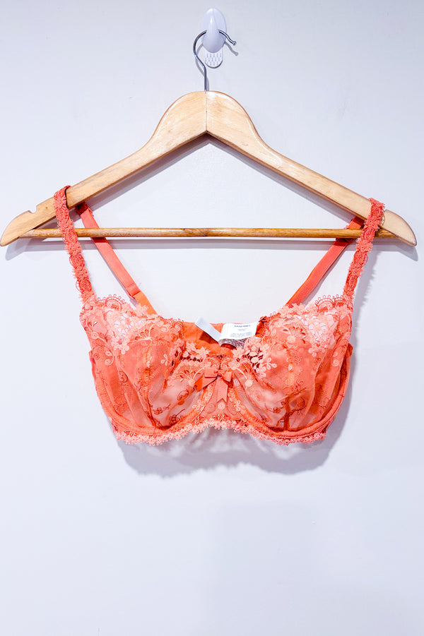 Soutien-gorge Wish rose gingembre en dentelle (34D)-Simone Perele-La Penderie du Paradis đ