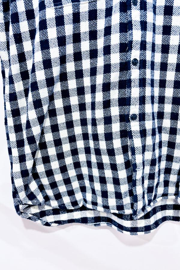 Surchemise en coton marine et blanche à carreaux (l) - Homme-GAP-La Penderie du Paradis 🕊