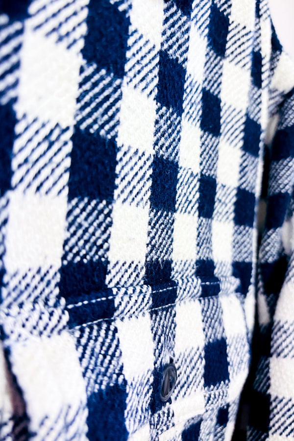 Surchemise en coton marine et blanche à carreaux (l) - Homme-GAP-La Penderie du Paradis 🕊