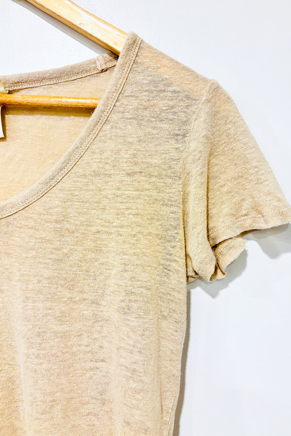 T-shirt beige (xs) -- La Penderie du Paradis ?