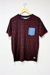 T-shirt bourgogne fleuri (l) - Homme - Produkt - La Penderie du Paradis ?