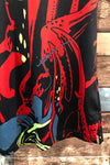 T-shirt de sport noir rouge et vert (xs/s) seconde main Jamie Sadock