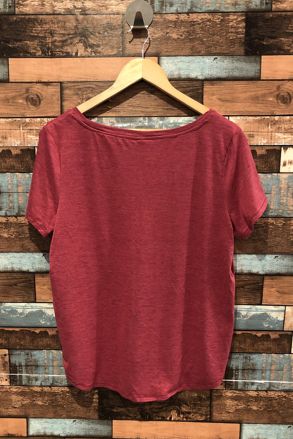 T-shirt de sport rose chamoiré (l) seconde main Reitmans