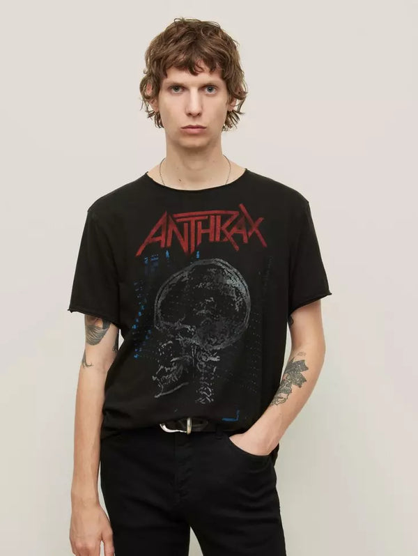 T-shirt noir Anthrax (m) - Homme-John Varvatos-La Penderie du Paradis 🕊