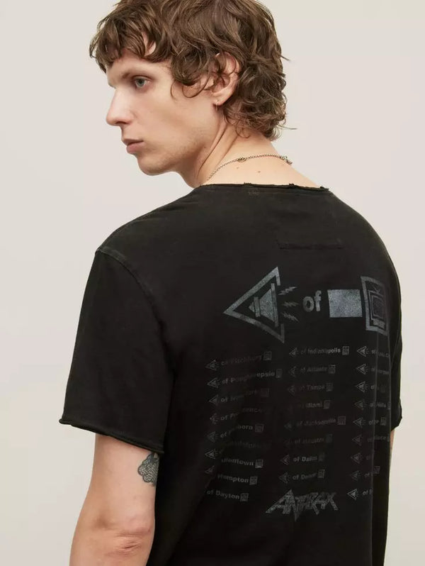 T-shirt noir Anthrax (m) - Homme-John Varvatos-La Penderie du Paradis 🕊