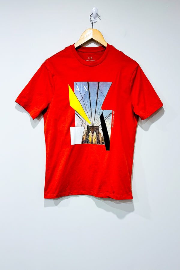T-shirt orange (s) - Homme - Armani Exchange - La Penderie du Paradis ?