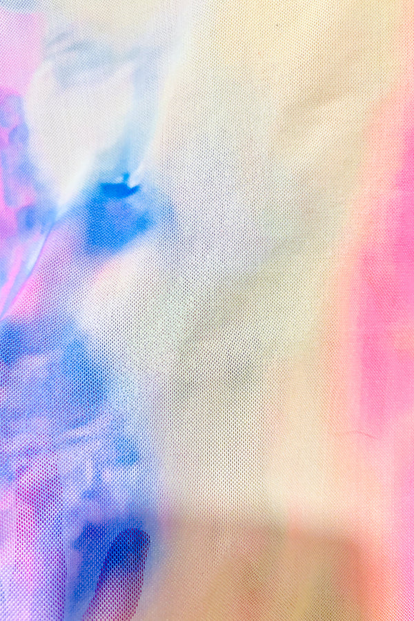 T-shirt transparent en maille multicolore (l)-SHEIN-La Penderie du Paradis 🕊