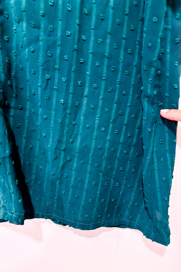 T-shirt vert forêt texturé (l) -- La Penderie du Paradis ?