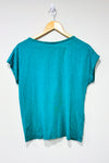 T-shirt vert ''Yesterday Now Tomorrow'' (m) -- La Penderie du Paradis ?