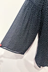 Tunique fluide noire motif losanges (m) seconde main Reitmans