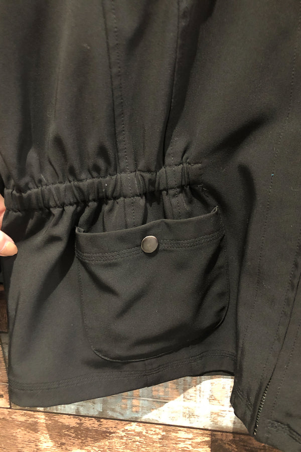Veste noire col haut (m) seconde main Index