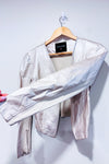 Veste ouverte champagne faux cuir (xs)-Colori-La Penderie du Paradis 🕊