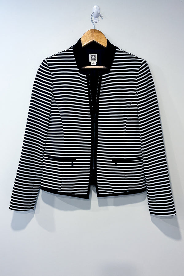 Veston rayé marine et blanc (s) seconde main Anne Klein