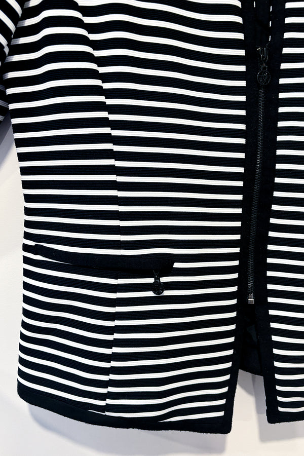 Veston rayé marine et blanc (s) seconde main Anne Klein