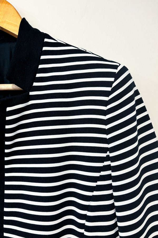 Veston rayé marine et blanc (s) seconde main Anne Klein