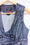 Débardeur noir en jeans (s)-Guess-La Penderie du Paradis 🕊