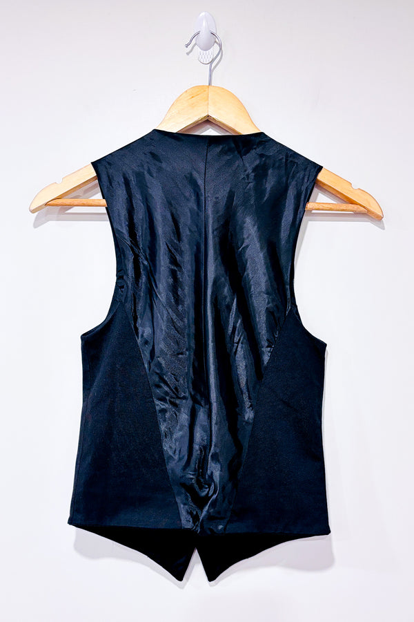 Débardeur noir à bouton (s)-Parasuco-La Penderie du Paradis 🕊