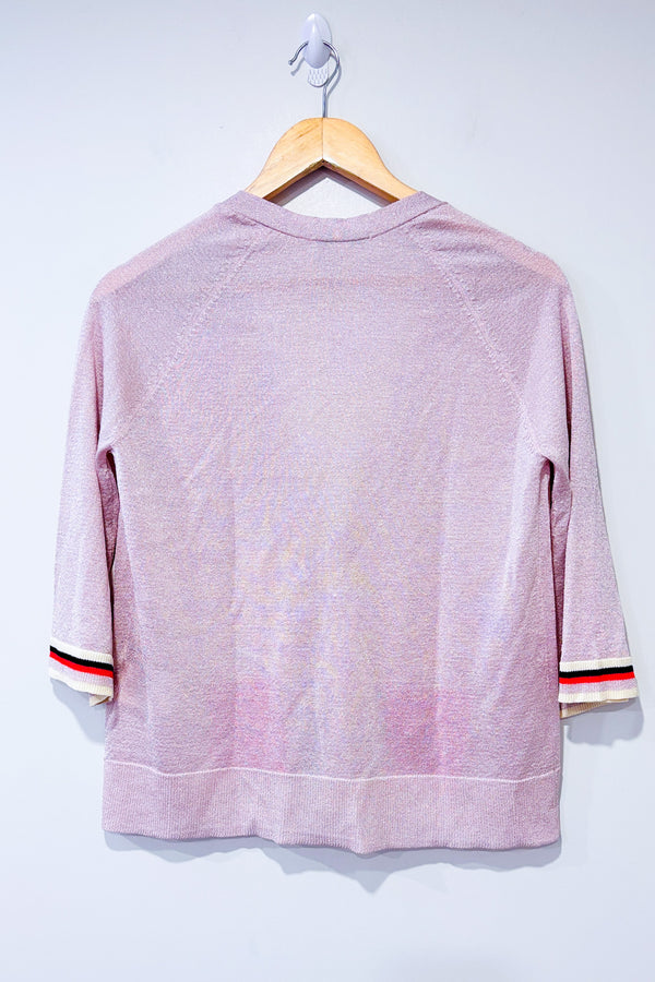 Cardigan rose scintillant (m)*-Scooterplus-La Penderie du Paradis 🕊