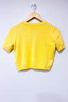 Cardigan court jaune à boutons (s)-Simons-La Penderie du Paradis 🕊