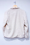 Veston vintage beige coton et lin (l)-Clichy-La Penderie du Paradis 🕊