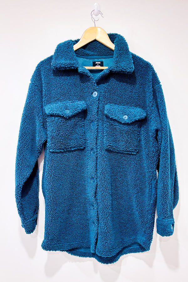 Veste Sherpa émeraude (m)-Ardene-La Penderie du Paradis 🕊