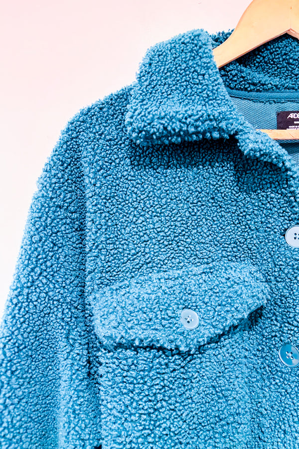 Veste Sherpa émeraude (m)-Ardene-La Penderie du Paradis 🕊
