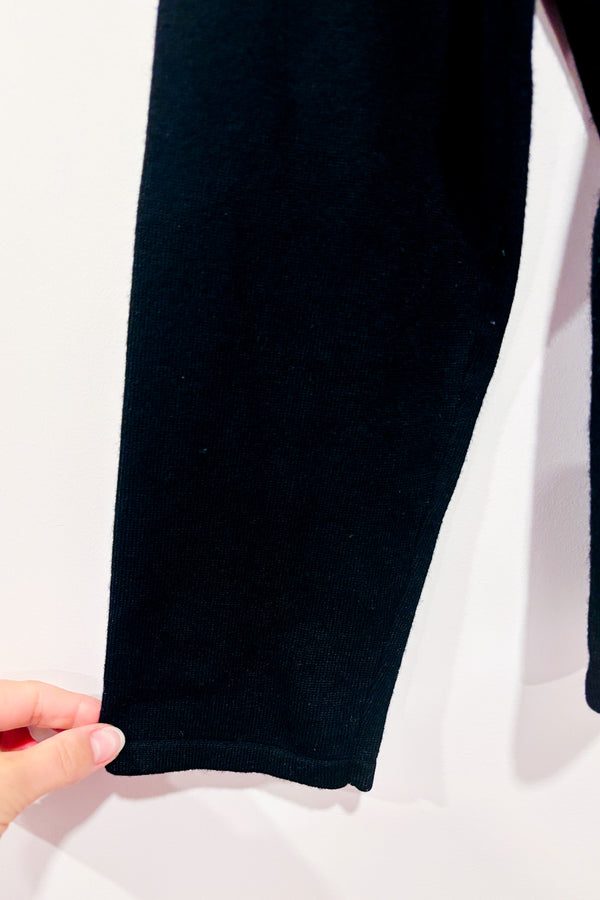 Cardigan noir avec petites billes (m)-Carducci-La Penderie du Paradis 🕊