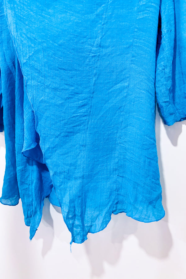 Cardigan léger turquoise ouvert seconde main - Autres- La Penderie du Paradis