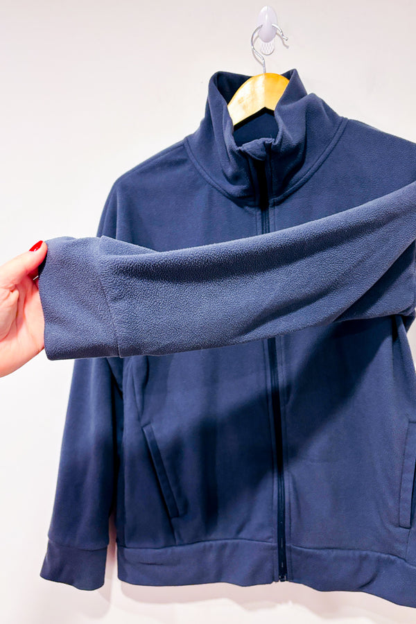 Veste grise en polar seconde main - Mondetta- La Penderie du Paradis