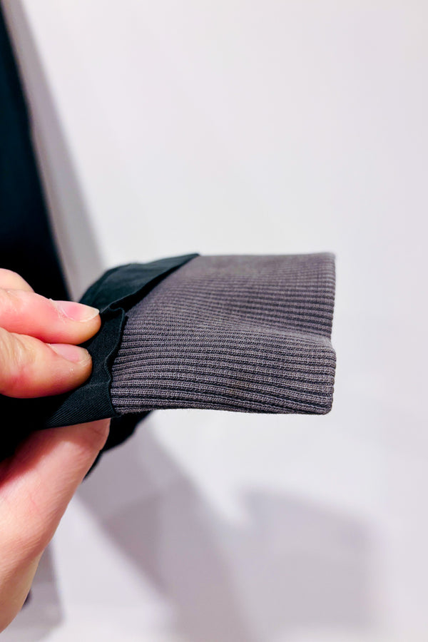 Haut léger gris à zip en soie seconde main - G-Star- La Penderie du Paradis