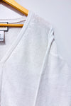 Cardigan blanc en tricot seconde main - Tamra- La Penderie du Paradis