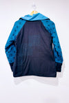 Veste vintage en coton verte et noire avec motifs seconde main - Sharanel- La Penderie du Paradis