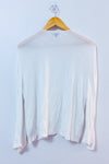Cardigan blanc à nouer seconde main - Les Collections Mat- La Penderie du Paradis