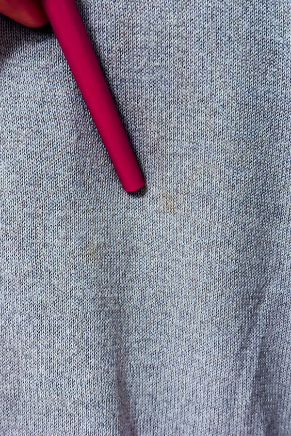 Cardigan gris ouvert à pans drapés seconde main - Bedo- La Penderie du Paradis