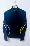 Veste de sport GAP marine à col montant et bandes jaunes