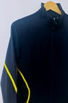 Veste de sport zippée marine à bandes jaunes* seconde main - GAP- La Penderie du Paradis