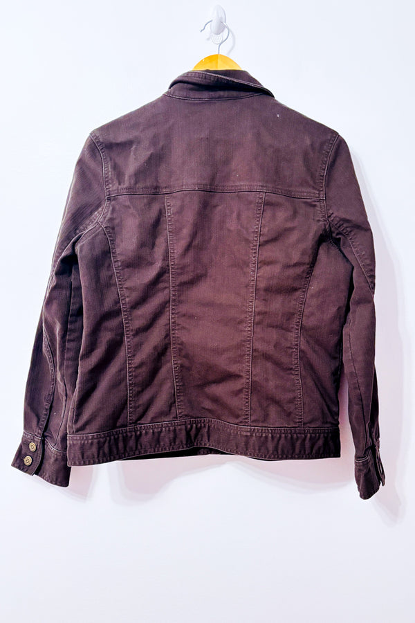 Veste brune en denim* seconde main - Denver Hayes- La Penderie du Paradis