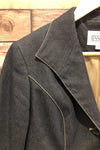 Veston charcoal style denim (s) seconde main Jessica