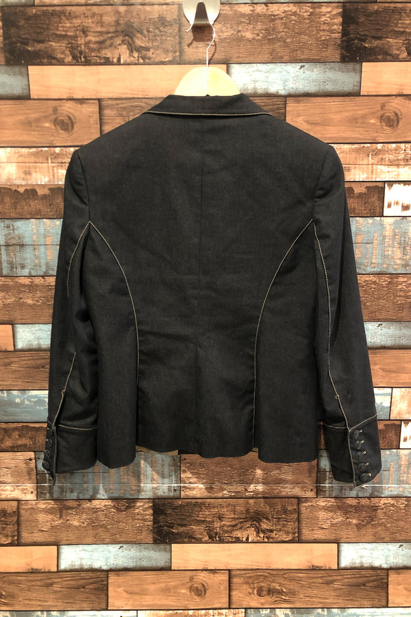 Veston charcoal style denim (s) seconde main Jessica