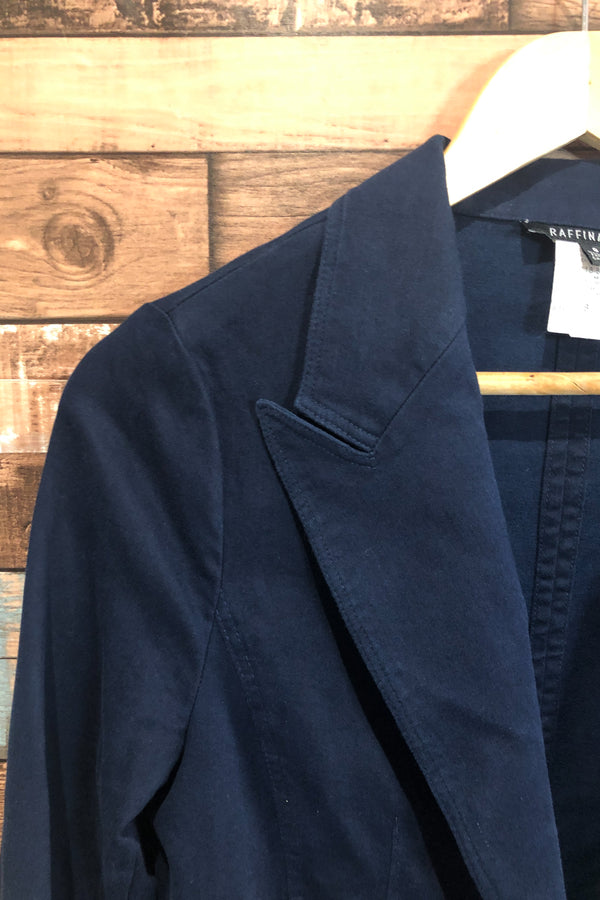 Veston marine en denim (m) seconde main Raffinalla