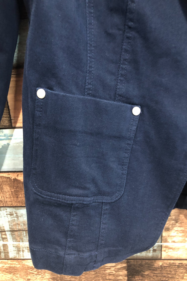 Veston marine en denim (m) seconde main Raffinalla