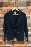 Veston marine en denim (m) seconde main Raffinalla