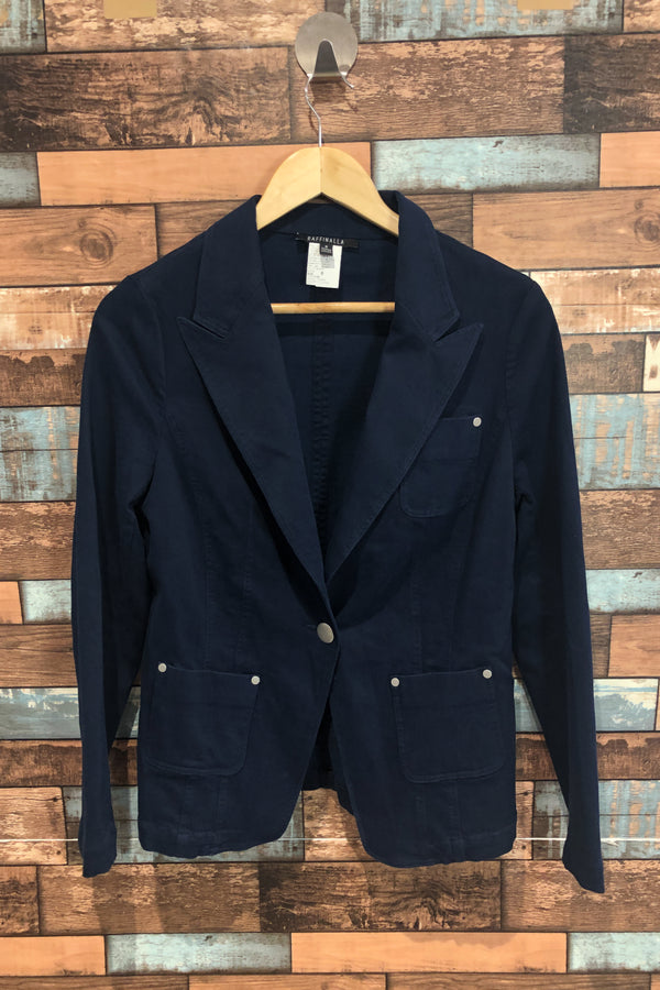 Veston marine en denim (m) seconde main Raffinalla