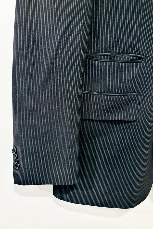 Veston noir rayé (m) - Homme seconde main Shoot